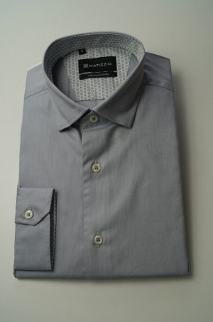 Camisas de casual, color gris, Matizzio 61