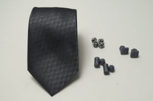 Corbatas Matizzio, color gris, 148