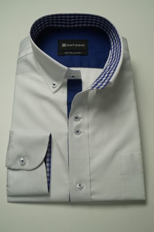 Camisa casual, color blanco. Matizzio 93
